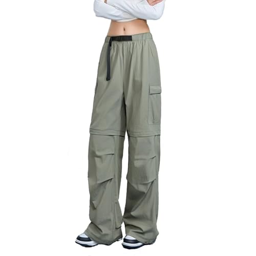 JOMLUN Womens Hiking Pants Convertible Zip Off Shorts Outdoor Quick Dry Lightweight Fishing Travel Safari Cargo Pants
