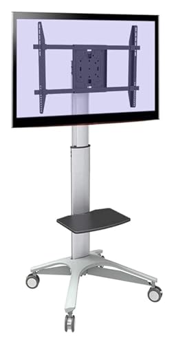 Soporte móvil para TV con ruedas y estructura de acero miniatura 2