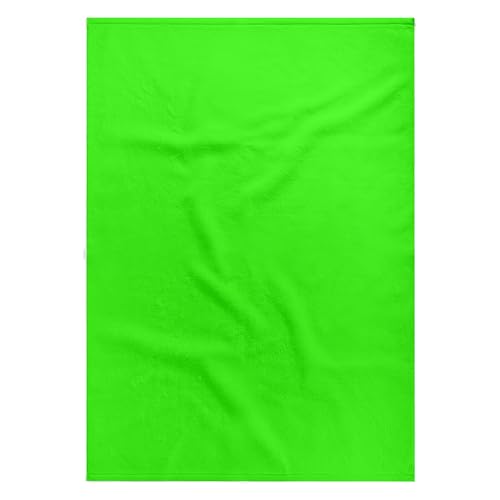 3dRose Neon Green - Bright Vibrant Electric Green - Plain Simple one Single Solid Color - Lime 22x30 Bath Hand Pool Towel