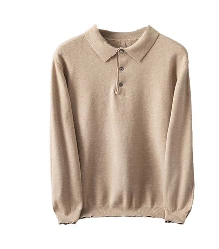 Dcvmvmn Men's Winter Wool Thick Sweater Business Casual Knitted Cashmere Bottoming Pullovers