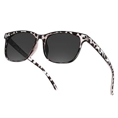 S05 White Tortoiseshell Frame Grey Lens