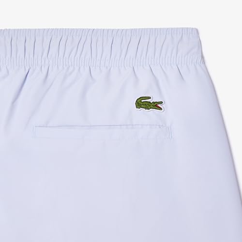Image of Lacoste Men's Croc Print Swim Trunks