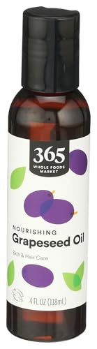 365 by Whole Foods Market, Nourishing Grapeseed Oil, Skin & Hair Care, 4 Fl Oz
