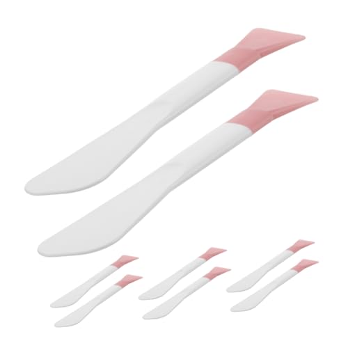OHPHCALL 8pcs Dual-head Face Mask Brush Silicone Mask Applicator for Women Skincare Mask Brush Clay Mask Brush Set
