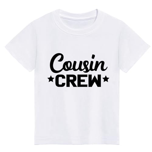 Cousin Crew Shirts for Kids Classic-Crewneck Cotton Tee for Ages 2-7 Years