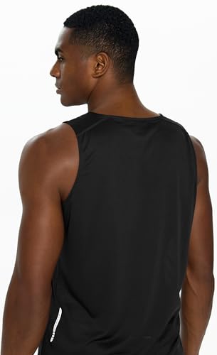 Men's Running Tank Top Ultra Lightweight Marathon Singlet Shirts Dry Fit Workout Sleeveless T-Shirt4