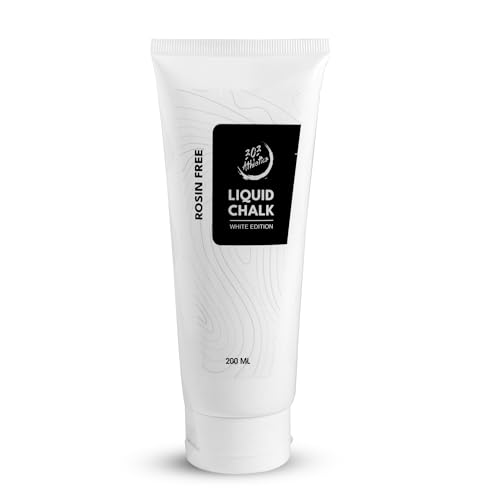 303 Athletics Liquid Chalk White Edition – SIN ROSIN – Magnesio líquido para deportes, pole dance, boulder, gimnasia, escalada, levantamiento de pesas y culturismo – Boulder Grip & Monkey Hands para