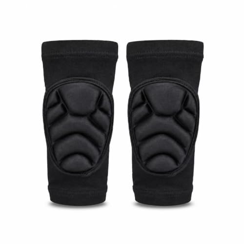 Yunmeryker Rodilleras y Niño, Protección Acolchada Espuma EVA, para Niños 4-7 Años , Negro , Coderas para niños XXS (4-7 años)