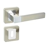 Montage facile - Avec les poignées de porte Eris domino vous obtenez des vis de fixation solides et une barre. Ainsi, les produits peuvent être facilement montés sur le vantail de la porte, sans outils spéciaux.