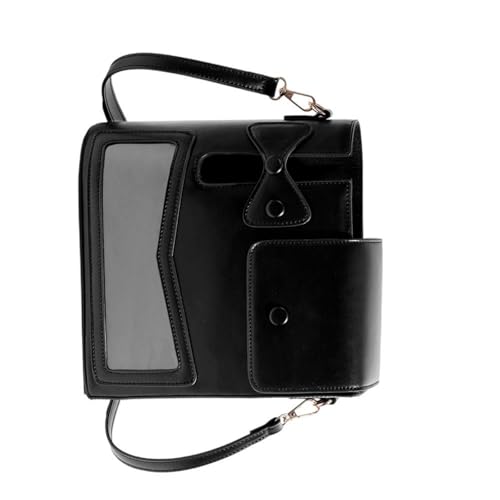 Élégant sac porte-bouteille d'eau cuir synthétique premium et finitions luxe - 5