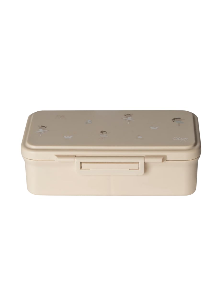 Citron Kids Lunch Box with Compartments 970ml, Premium Strong & Safe Materials BPA & Melamine-Free