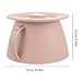 GANAZONO Chamber Pot with Lid Portable Urine Bucket Spittoon Bedpan for Elderly Women Men Lightweight Durable Plastic Toilet Pot 8.66X8.66X5.31 Inches