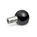 J.W. Winco 319.5-32-M8-B GN319.5 Plastic Revolving Ball Knob