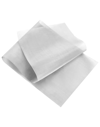 QWORK® 304 Edelstahl Drahtgewebe, 30 * 100cm, 120 Mesh, Drahtgitter zur Filtration