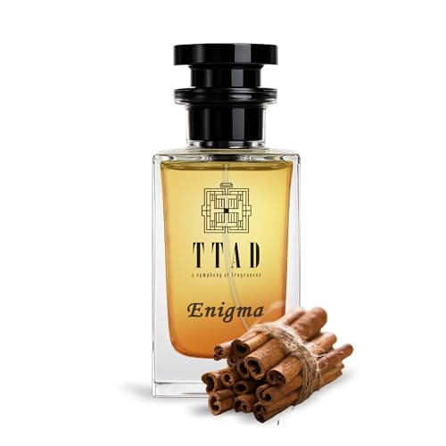 Image of TTAD Enigma Luxury Perfume for Men 100ml | Long Lasting Sweet Spicy Woody Eau De Parfum | Whiskey & Spicy Notes with Oudh, Sandalwood, Patchouli & Leather | Premium Evening Fragrance for Men
