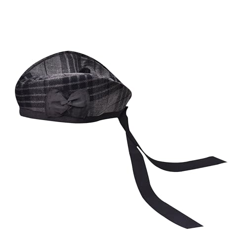 Image of Glengarry Cap-Traditional Scottish Hat, Acrylic Wool Tartan Glengarry hat, Kilts /Bagpipes Accessories