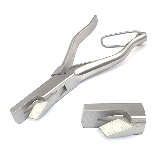 DDP Stainless Steel Ear Tag Plier Ear Notcher V Shape Animal Identify Tool Equipment Farm Animals