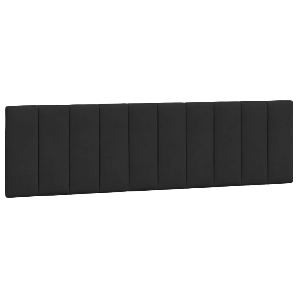 Genérico Cabecero de Cama Acolchado Hanko Terciopelo Negro 180 cm, Cabeceros y pies de Cama Negro,374683