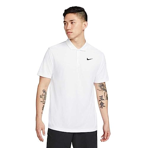 Image of Nike Mens Court Solid Tennis Polo Shirt