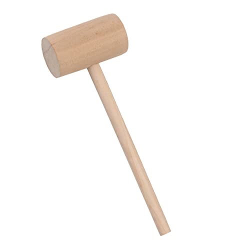 HOLIDYOYO 6pcs Wood Mini Hammer Cake Mallet for Food Home Restaurant Wood Mallet Hammer