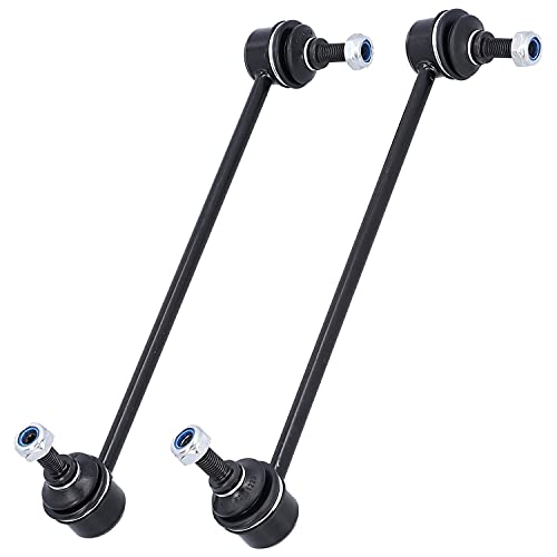 Image of Detroit Axle - 4pc Front Suspension Kit for Mercedes-Benz C230 C240 C280 C320 C350 CLK320 CLK350 CLK500 CLK550 2 Shock Absorbers Assembly 2 Sway Bar Links Replacement