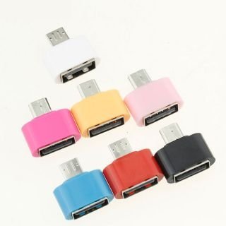 Image of Stylist Little Adapter Micro USB OTG to USB 2.0 Adapter for Smartphones and Tablets - Set of 3