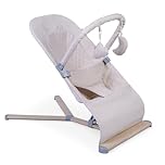 Red Kite Baya Bouncer - Ergonomic Self-Bouncing Adjustable Baby Bouncer with Toy Bar (Oatmeal)