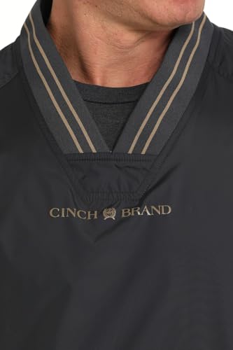 Cinch Men's Charcoal Wind Shirt Pullover2