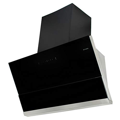 Image of Faber 90 cm 1500 m /hr angular Kitchen Chimney (HOOD APEX FLHC SC BK 90, Filterless technology, Touch Control, Black)