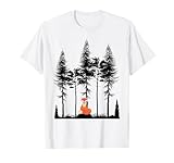 Photo Gallery carino fox nella foresta retrò escursionismo volpi modello vintage albero maglietta Photo Gallery carino fox nella foresta retrò escursionismo volpi modello vintage albero maglietta