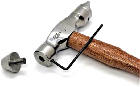 JTS Interchangeable 20 Head Precision Hammer Set Silversmithing Metalsmithing Shaping Forming Hammer Nylon and Metal Faces