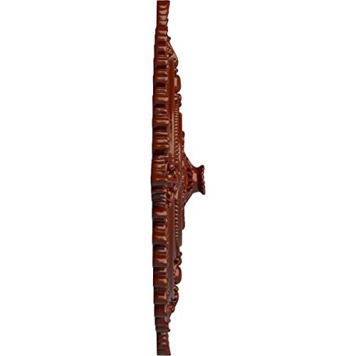 Image of Ekena Millwork CM29HYFIF 29-1 /8 inch x 1-1 /4 inch x 4 inch Haylynn Ceiling Medallion, Firebrick
