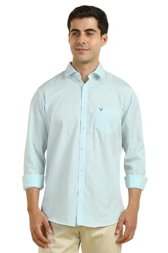 Image of Allen Solly Men Cotton Blend Regular Fit Shirt