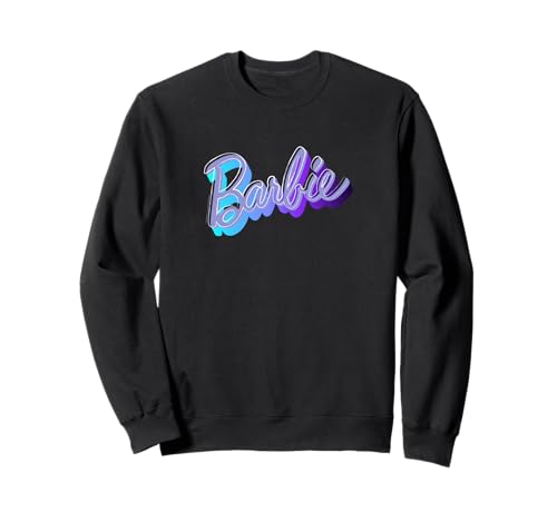 Sweatshirt Barbie au logo dégradé aux finitions haut de gamme