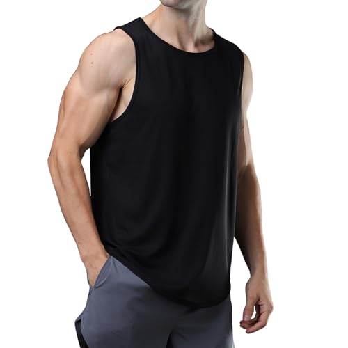 Camiseta de culturismo meioro para hombre que elimina el sudor y evita el calor en el gym