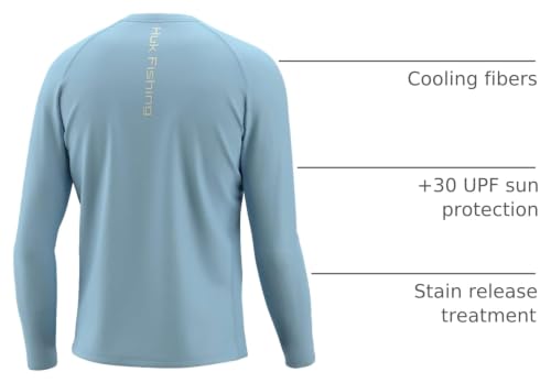 Image of HUK Men's Pursuit Vented Long Sleeve Fishing Shirt (+30 UPF)