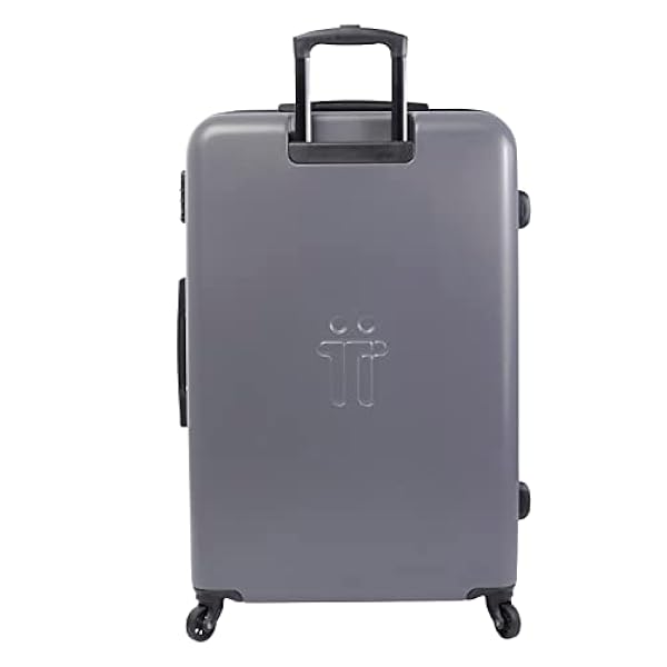 Totto - Bazy: la valigia trolley grande edizione speciale Glitter che fa brillare i tuoi viaggi., Viola, Trolley cabina, Scopri il modello Bazy ora in Glitter Edition.