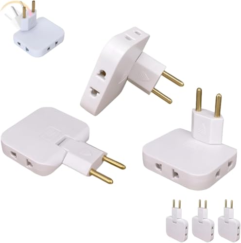 3-in-1 Adapter Plug 180° Rotatable Wireless Mini Slim Outlet Mult...