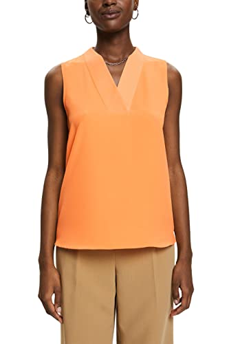 ESPRIT Collection Damen 991eo1f304 Bluse, 830/Golden Orange, 42
