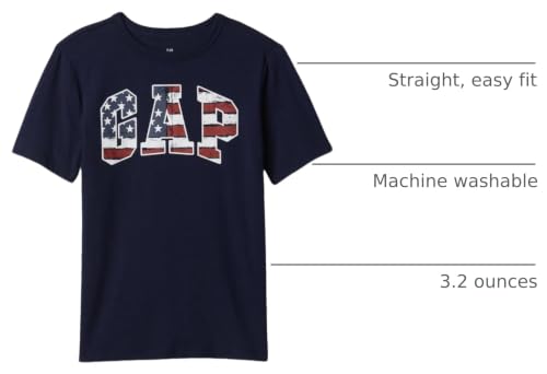 Image of Gap Boys' Short Sleeve Logo T-Shirt
