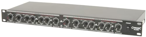 Citronic 19\" Dual Stereo Compressor Limiter gate Clean & Clear Audio - Thumbnail 2