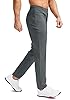 Pudolla Men's Golf Pants Stretch Sweatpants with Z... #1