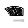 HDBUBALUS Motorfiets Shifter Peg Tomahawk Shift Hendel Voetsteunen Gear Teen Pedaal Fit voor Harley Sportster Touring…