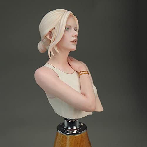 Figura modelo de busto mujer antigua 1:10 en resina miniatura 2