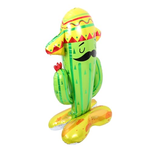 Cactus gonfiabile: ottimo sfondo fotografico o oggetto per fotografici con la e gli , palloncini in lamina cactus