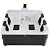 MSpa 4-6 Person Outdoor Hot Tub, Bubble Massage Spa w/Hard Exterior & Soft Interior, Oslo