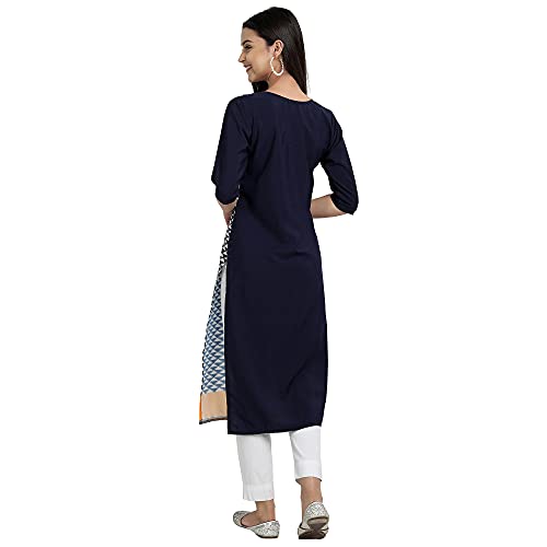 Image of Women's Crepe Straight Kurta