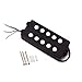 Alnicov 5 String Bass Guitar Humbucker Pickups，Black