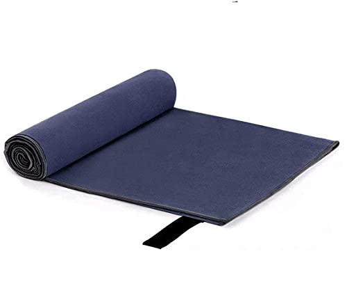 Image of GOCART WITH G LOGO Microfiber Quick Dry Towel for Home Gym Exercise and Outdoor Use (80 X 40 CM) (Neavy Blue, 1)