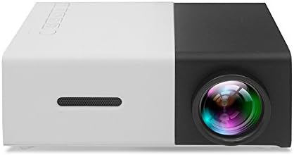 Cooqi YG300 Outdoor Cinema Theater USB/SD/AV/HDMI Input, Portable LED Projector Black